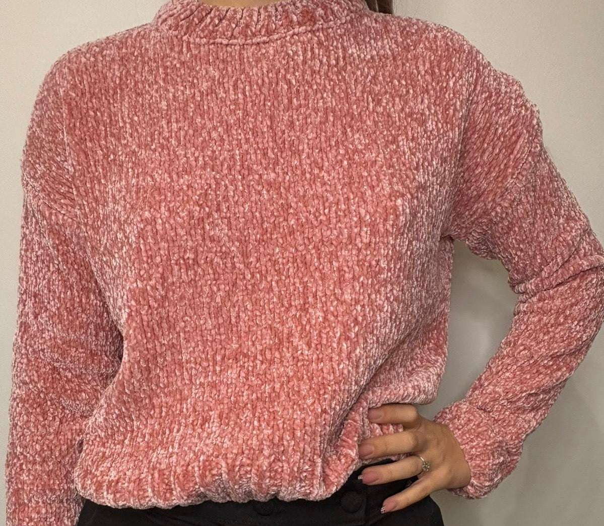 Maglione in ciniglia