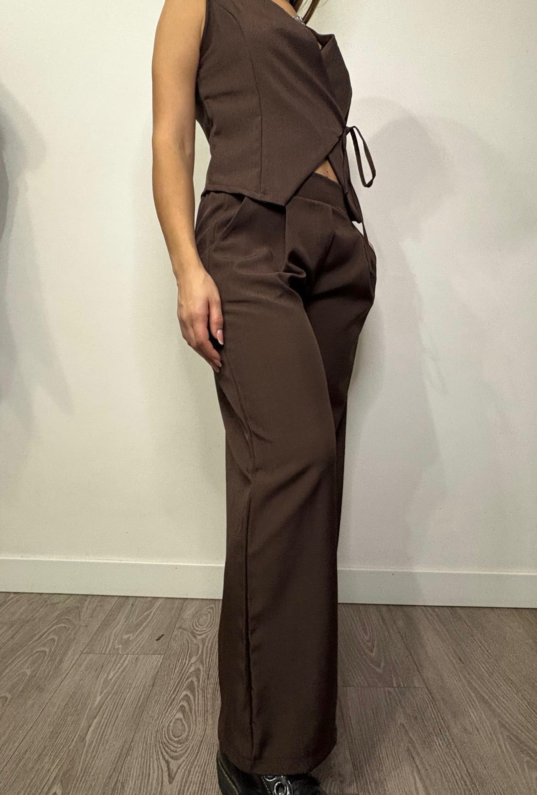 Tailleur Gilet (variante cioccolato)