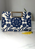 Pochette Macramè (variante blu)