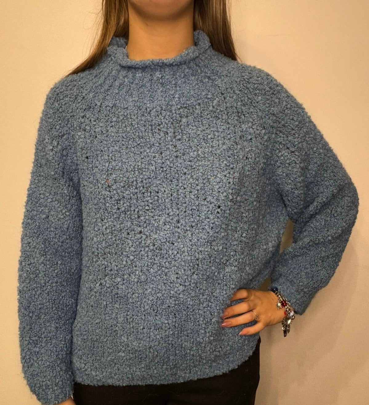 Maglione Bouclé (variante ceruleo)
