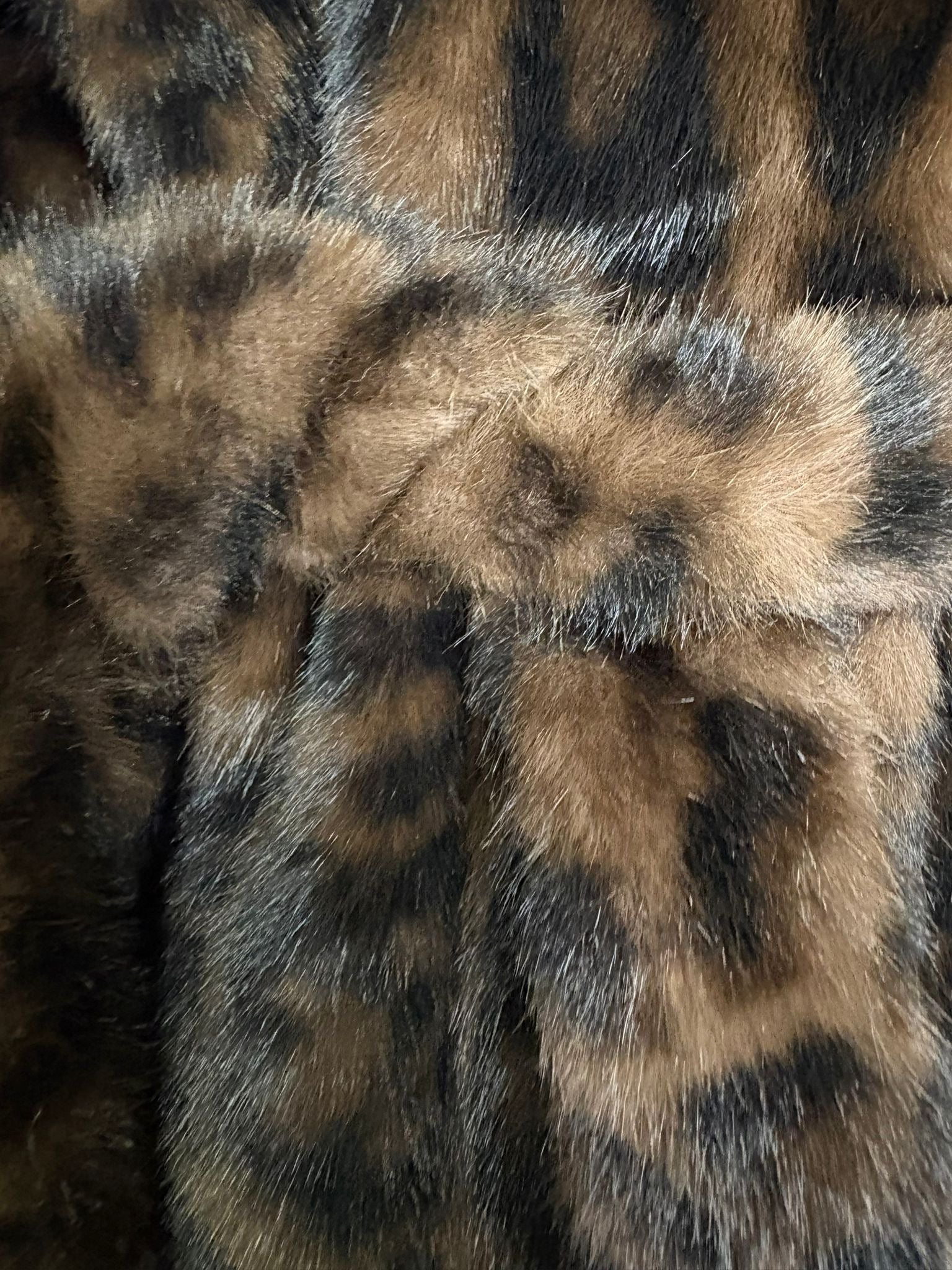 Eco pelliccia leopardata