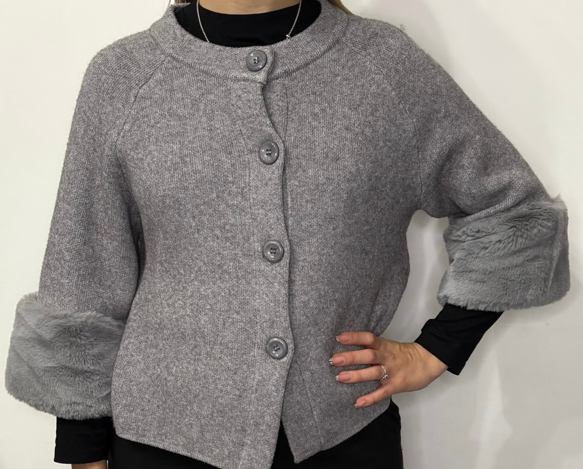 Cardigan Lilian (variante grigia)