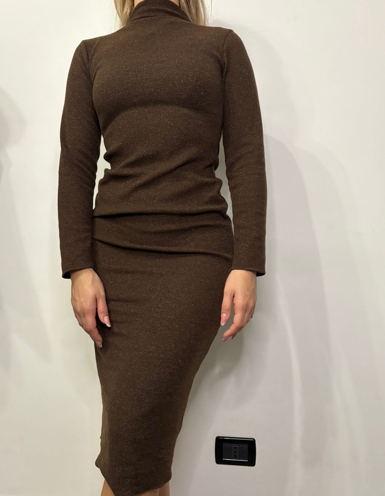 Abito in lanetta (variante cioccolato)