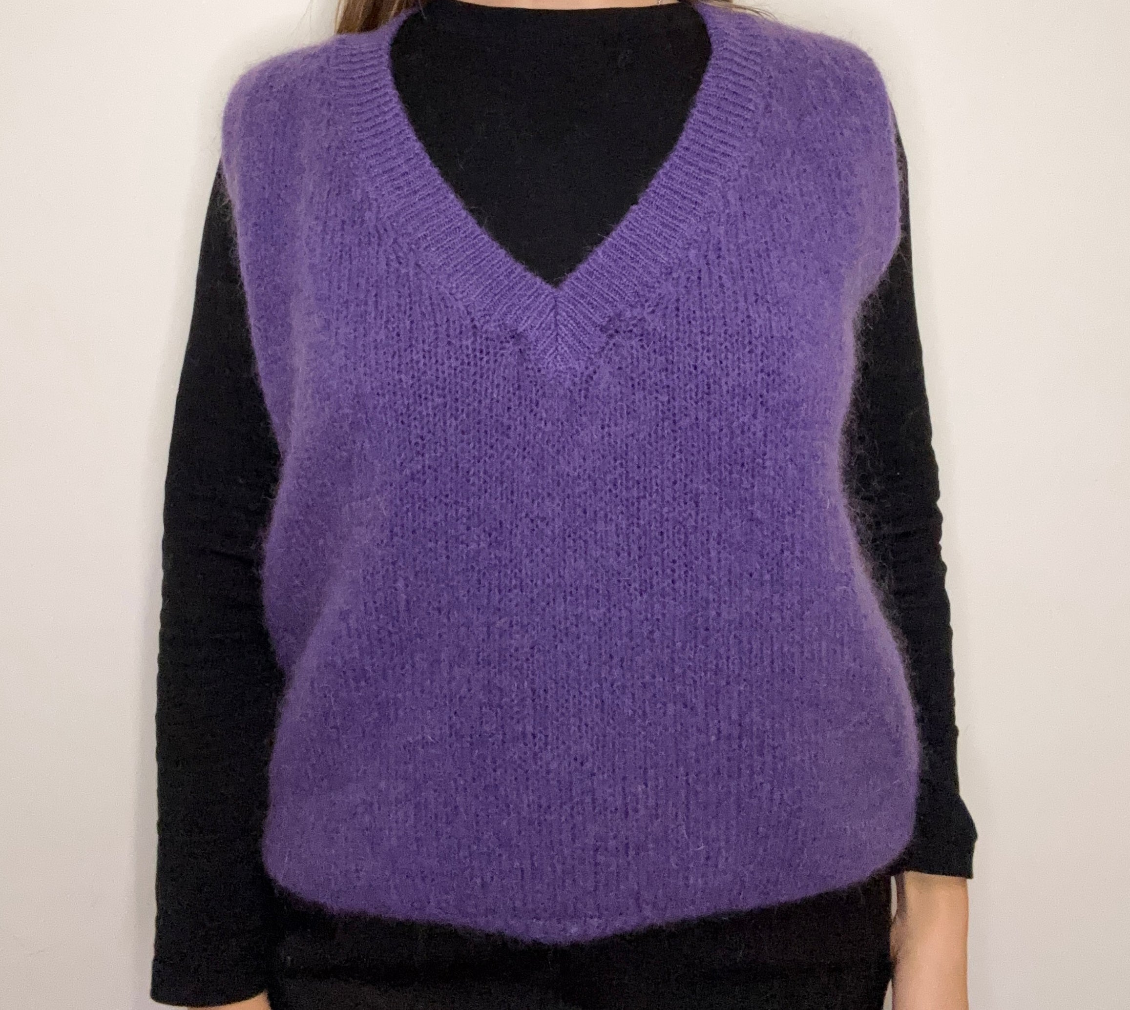 Gilet purple