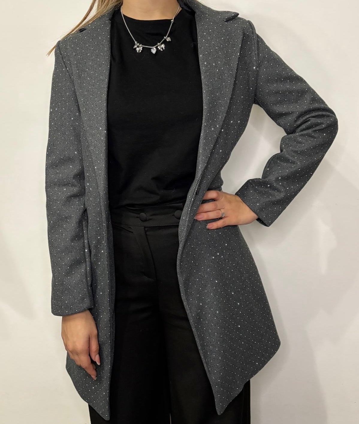 Cappotto Glitter (variante grigio scuro)