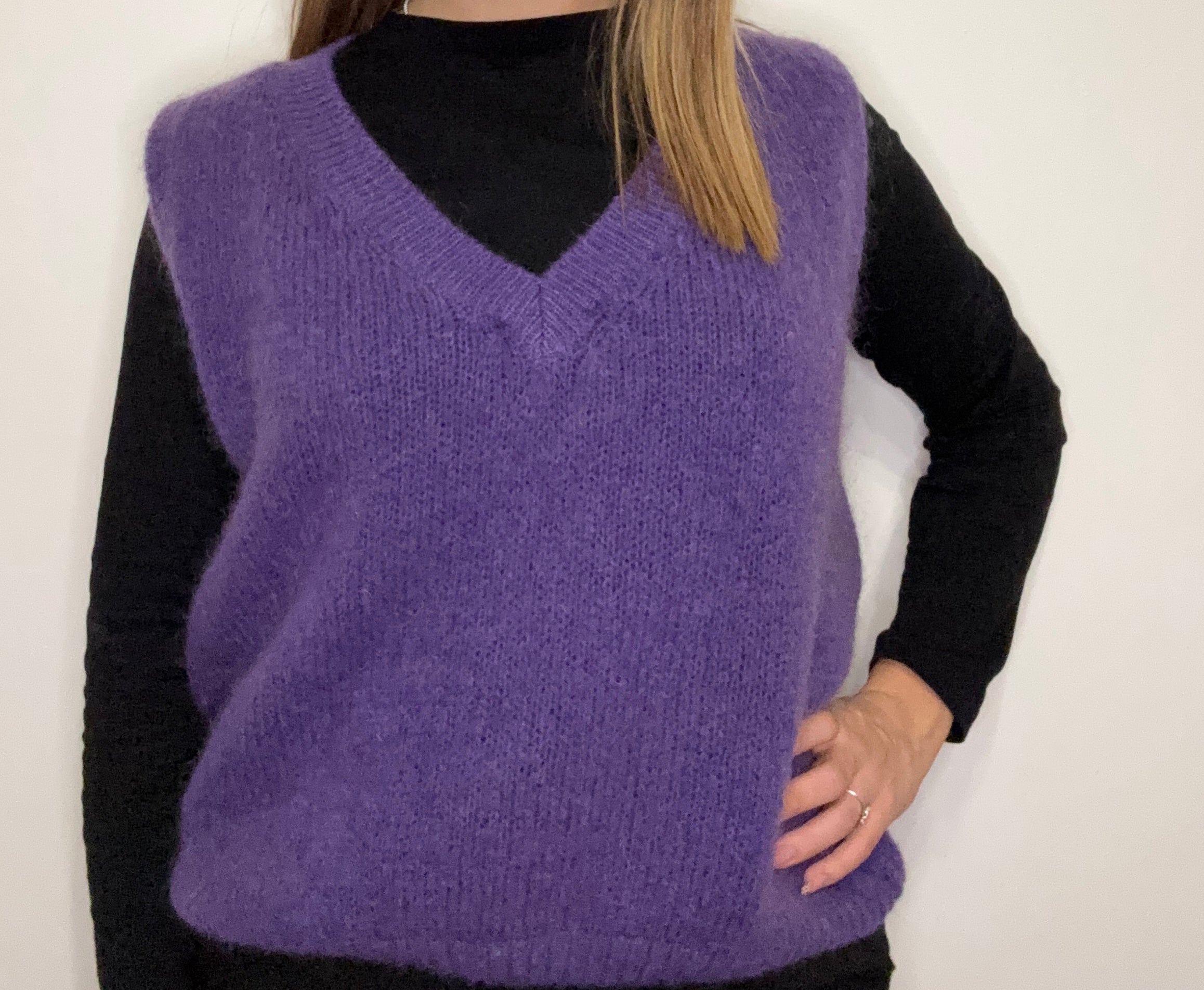 Gilet purple