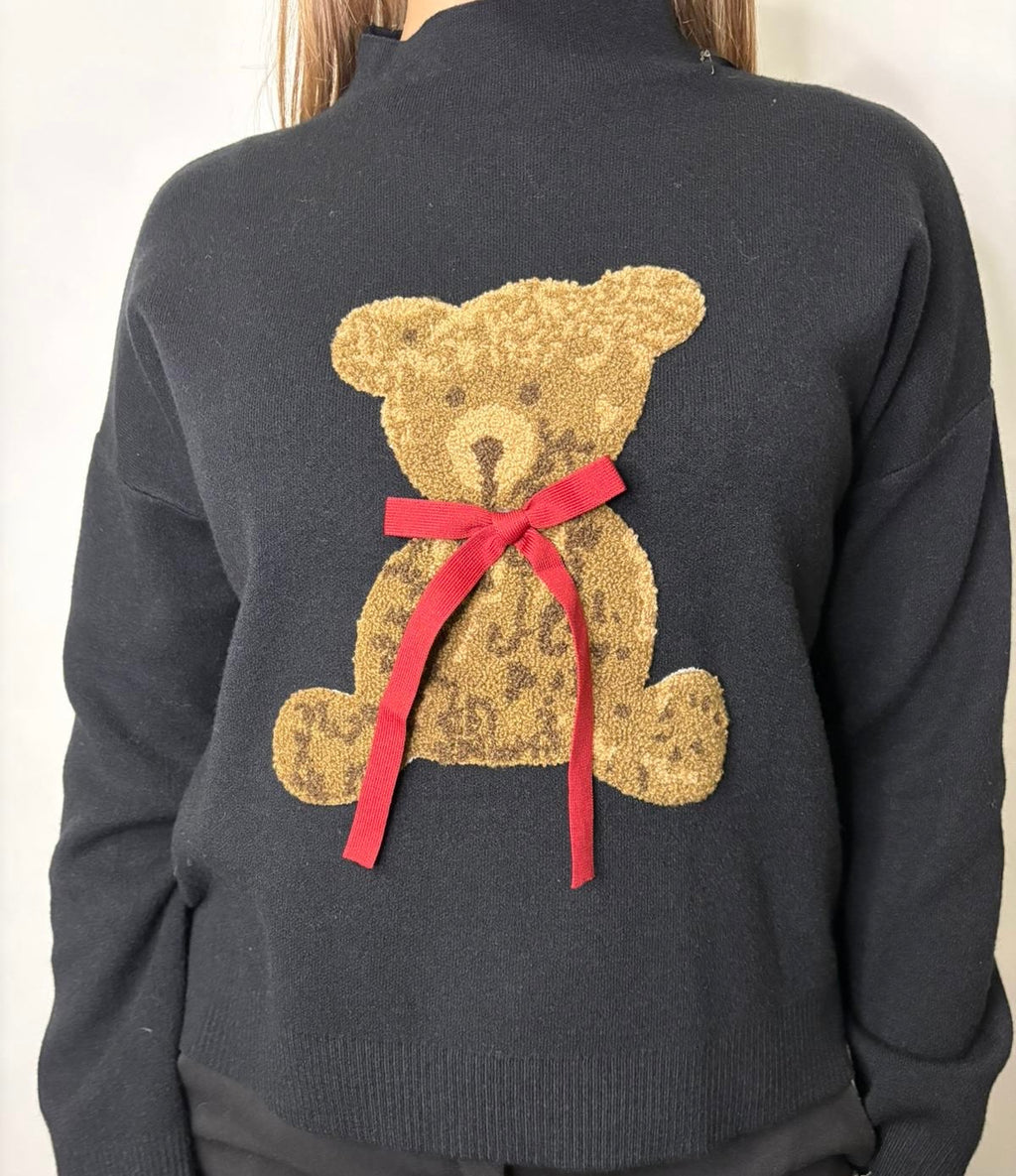 Maglioncino teddy bear (nero)