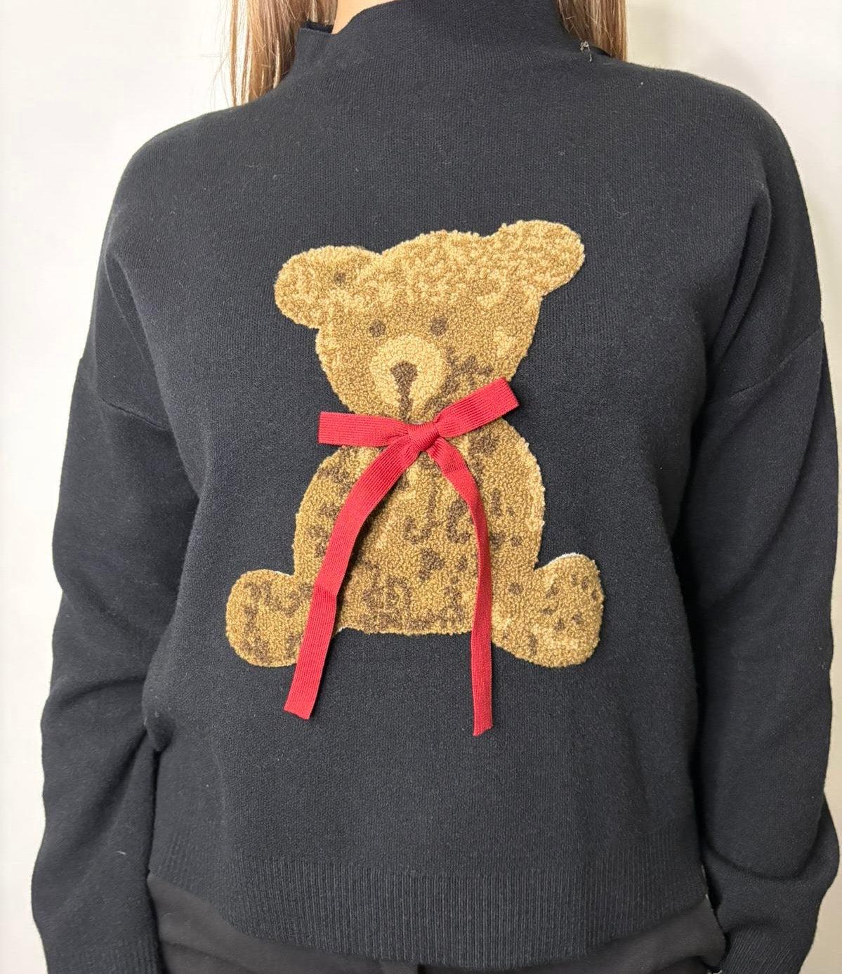 Maglioncino teddy bear (nero)