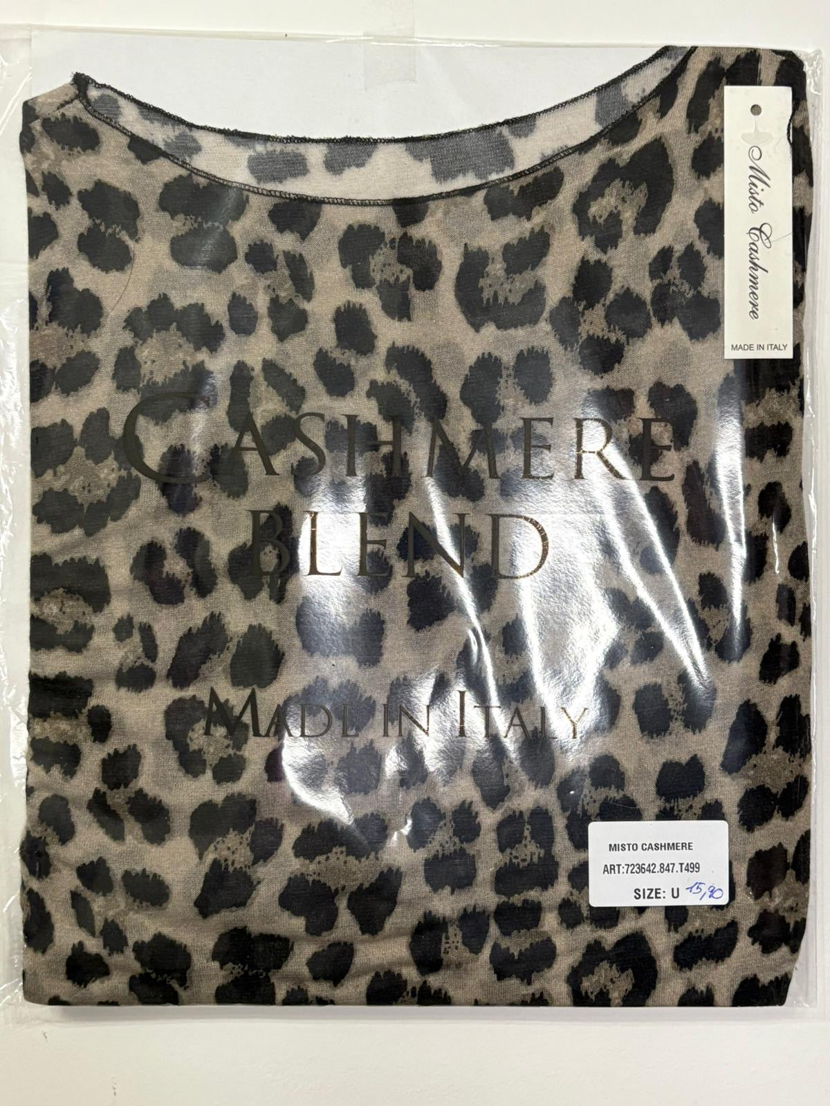 Maglia misto cashmere ( variante maculata chiara)