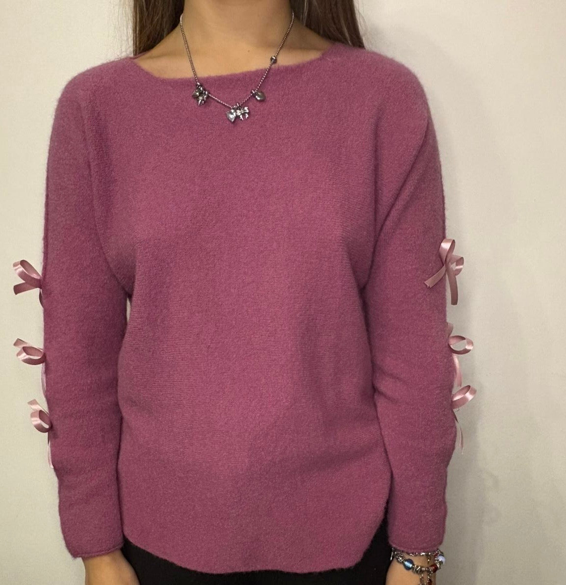 Maglioncino fiocchetti