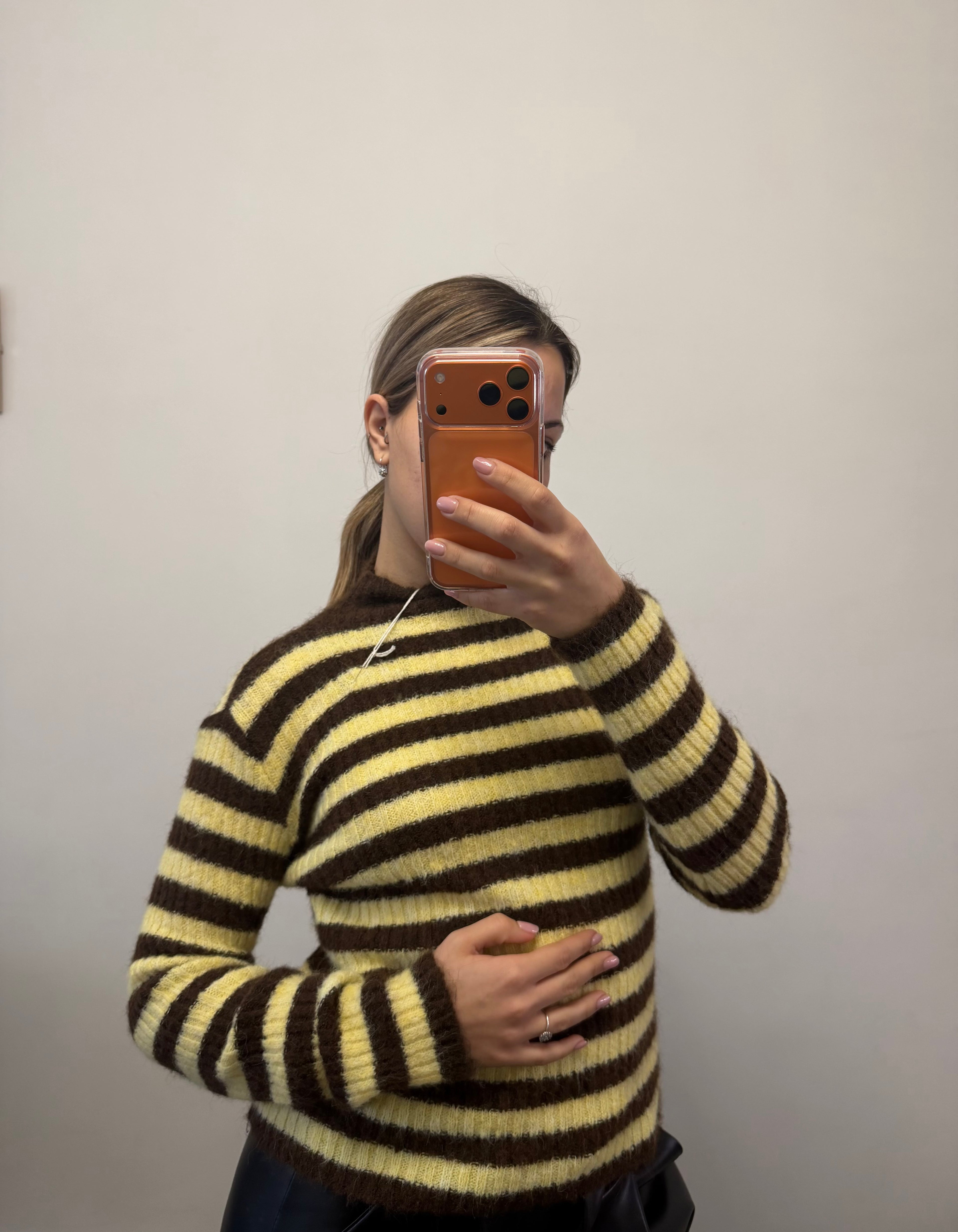 Maglioncino Stripes (variante gialla e cioccolato)