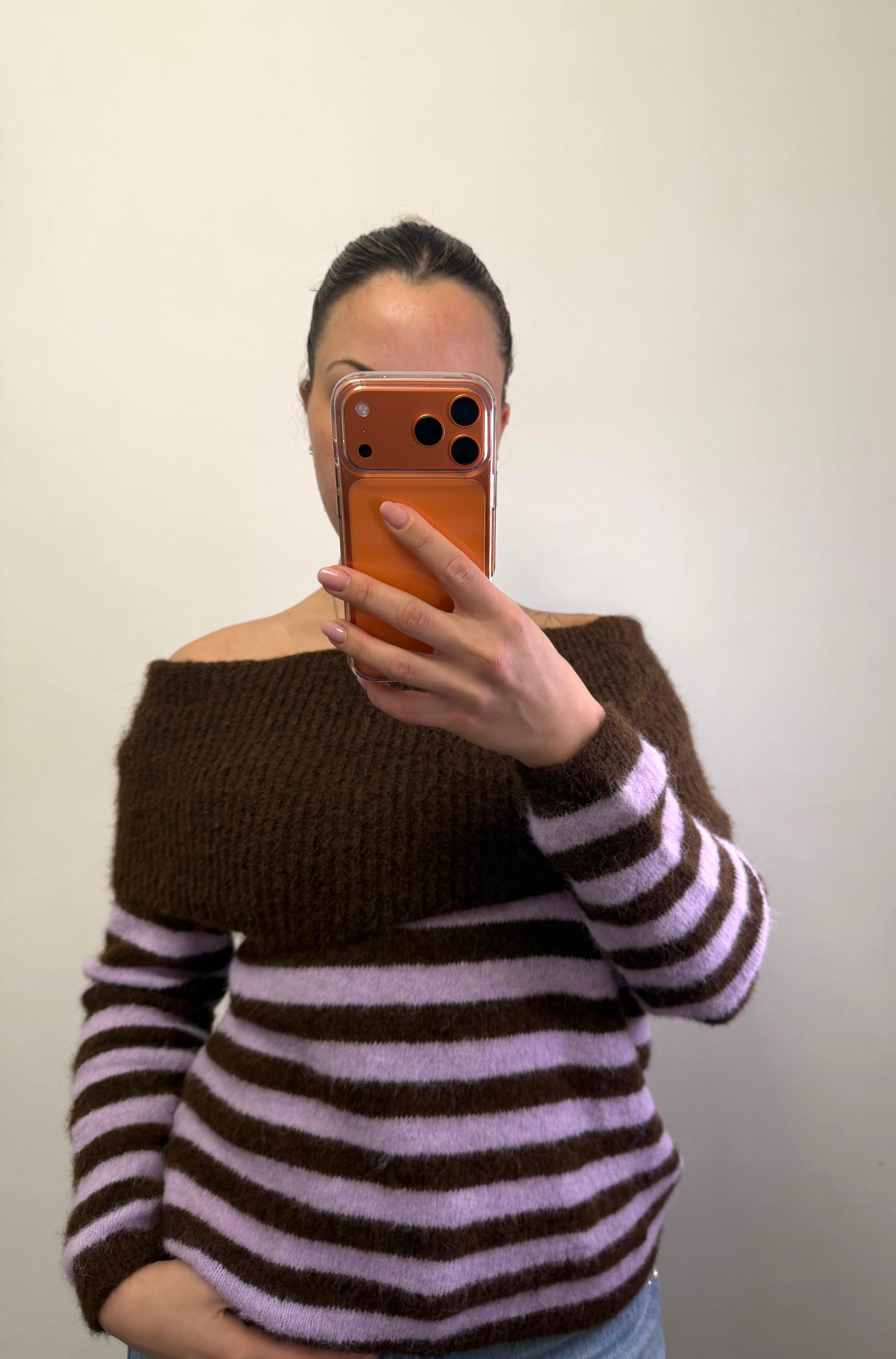 Maglioncino Barchetta (variante lilla e marrone)