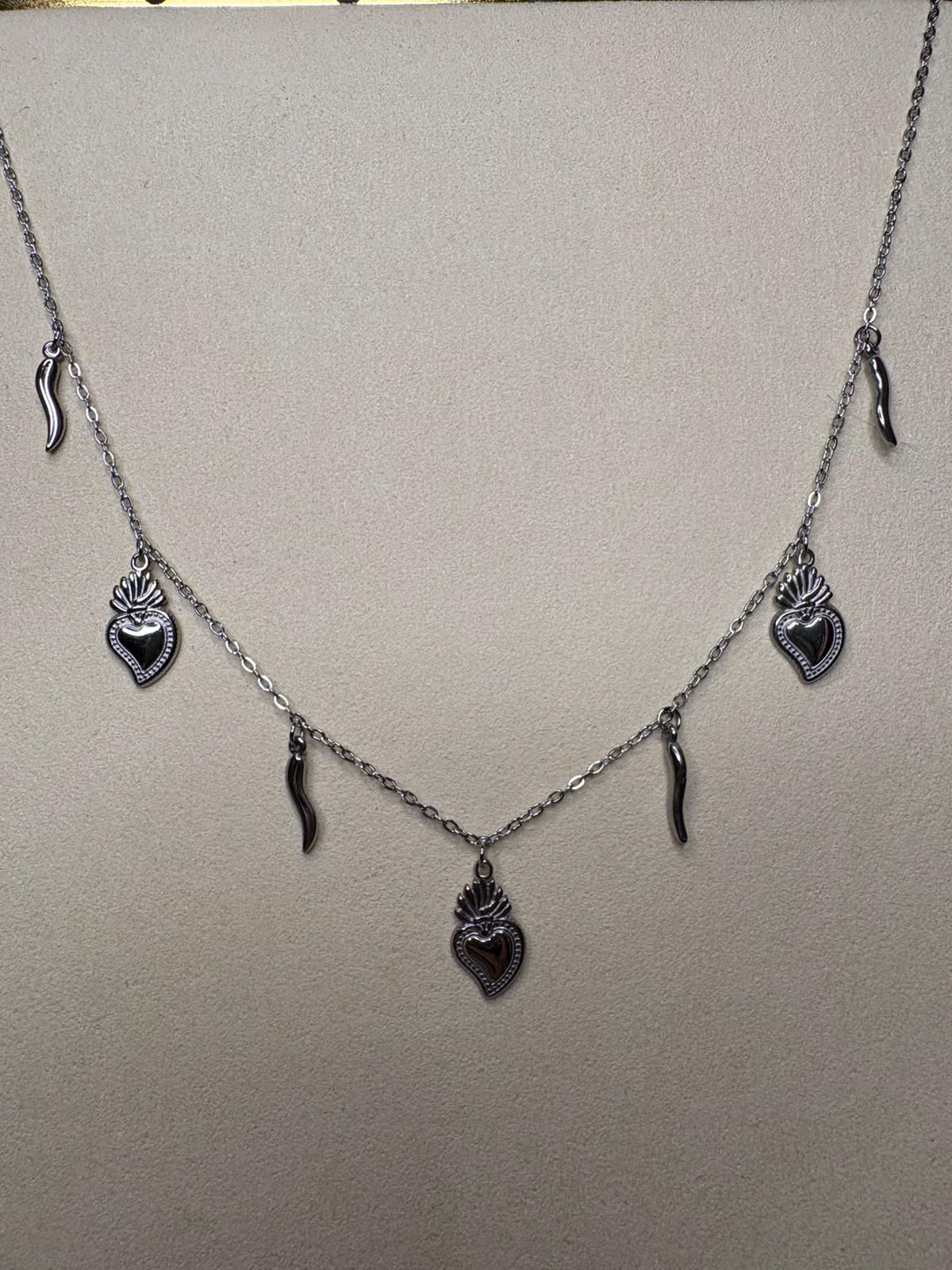 collana portafortuna -argento